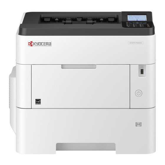 Ecosys P3260dn Safety Manual