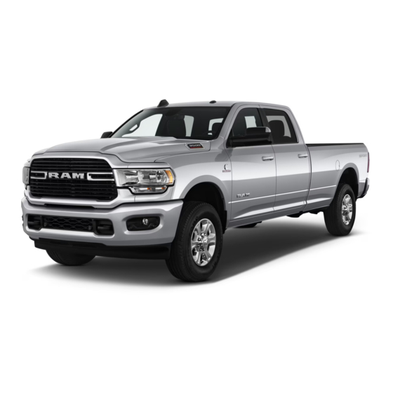 RAM 3500 2019 Owner's Manual