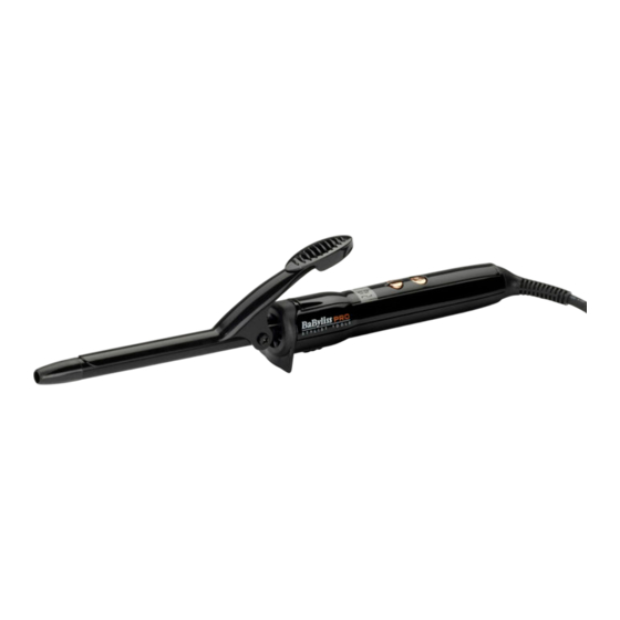 BaByliss PRO BAB2877U Curling Tong Manuals