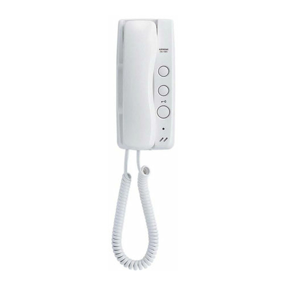 Aiphone DA-1MD Operation Manual