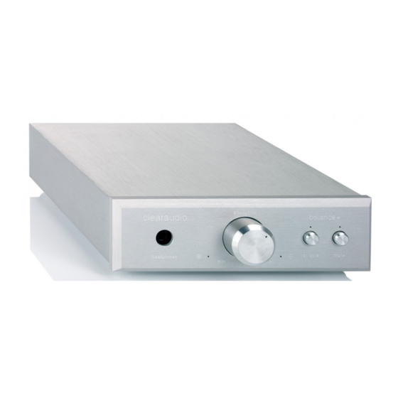 Clearaudio Balance+ User Manual
