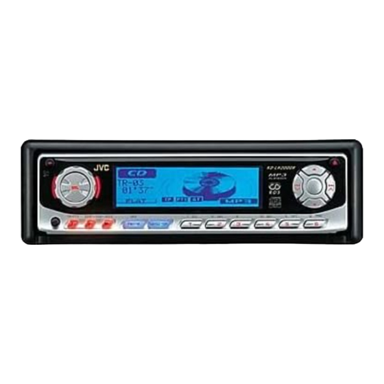 JVC KD-LH2000R Service Manual
