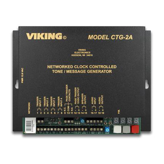 Viking CTG-2A Manuals