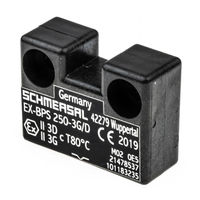 Schmersal BNS 250 Operating Instructions Manual