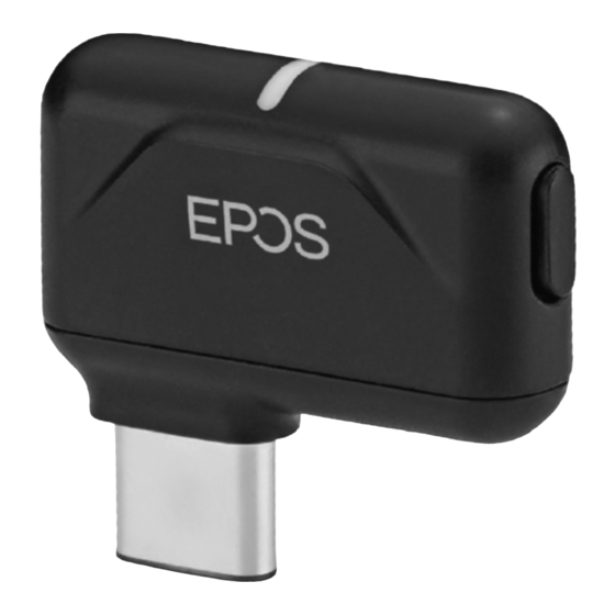 EPOS BTD 800 USB-C Quick Manual