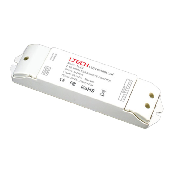 LED World T4-CV Manual