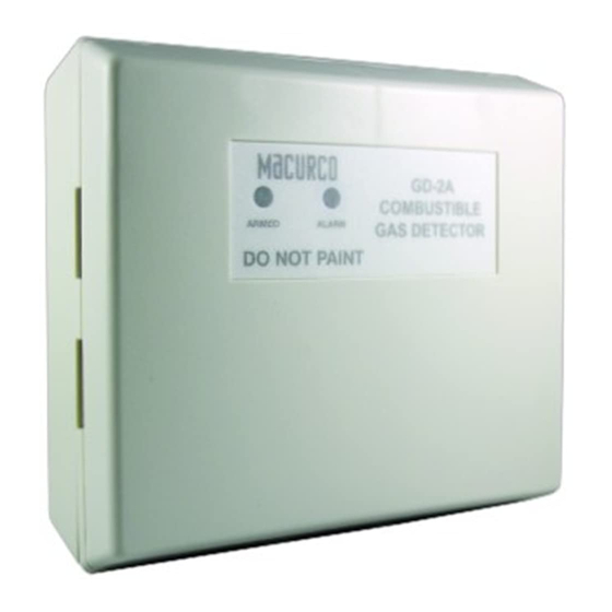 Macurco GD-2A Installation & Operation Manual