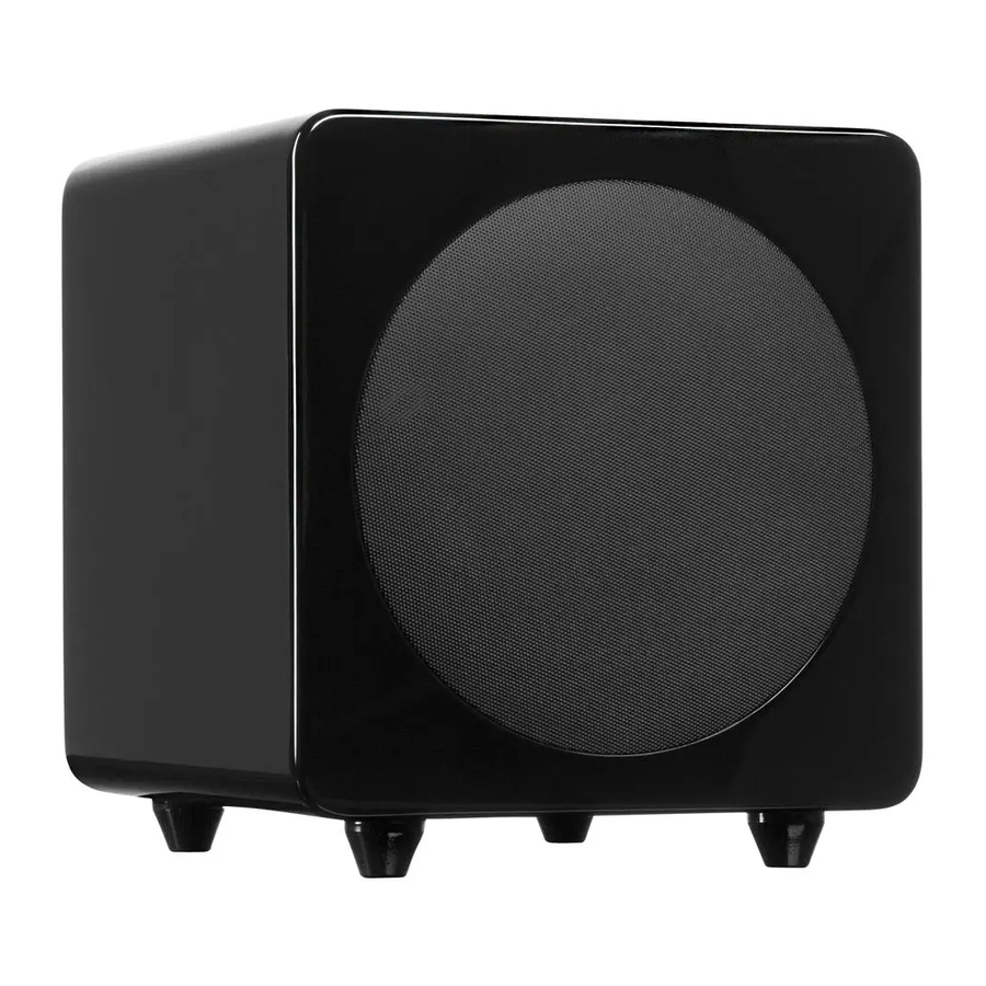 Kanto sub8 - Sealed Powered Subwoofer Manual