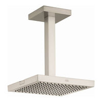 Hans Grohe AXOR Starck 10926 1 Series Installation/User Instructions/Warranty
