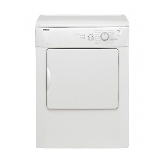 Beko DV 7120 User Manual