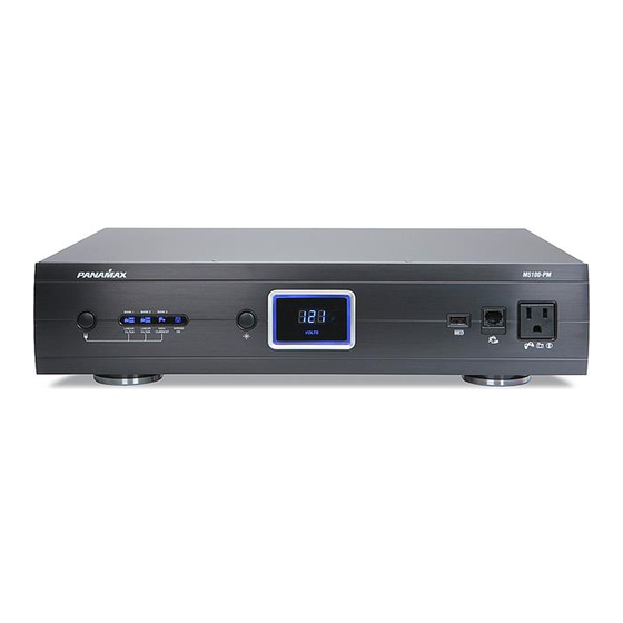 Panamax M5100-PM Manual
