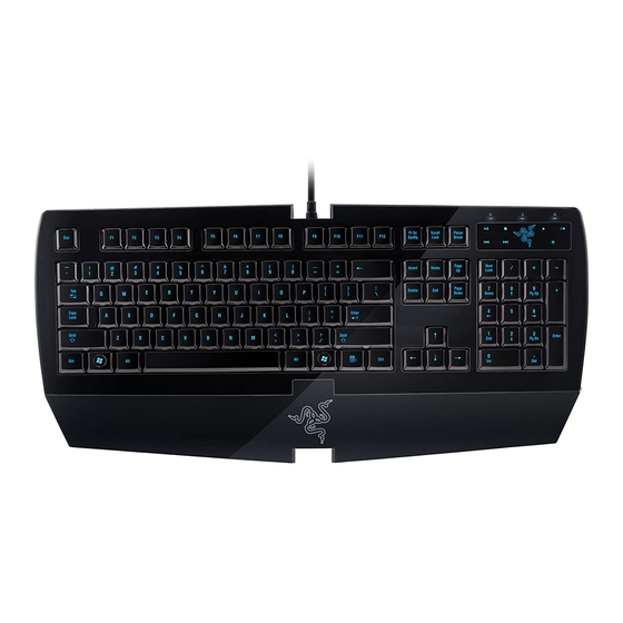 User Manuals: Razer Lycosa Gaming Keyboard Backlit