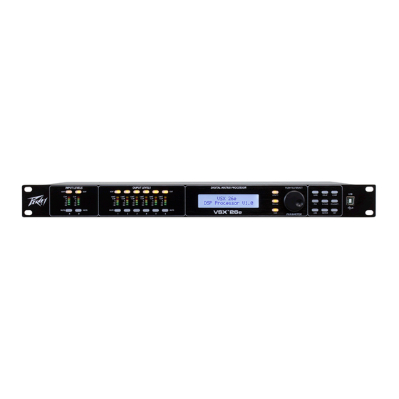 Peavey VSX 26e Operating Manual