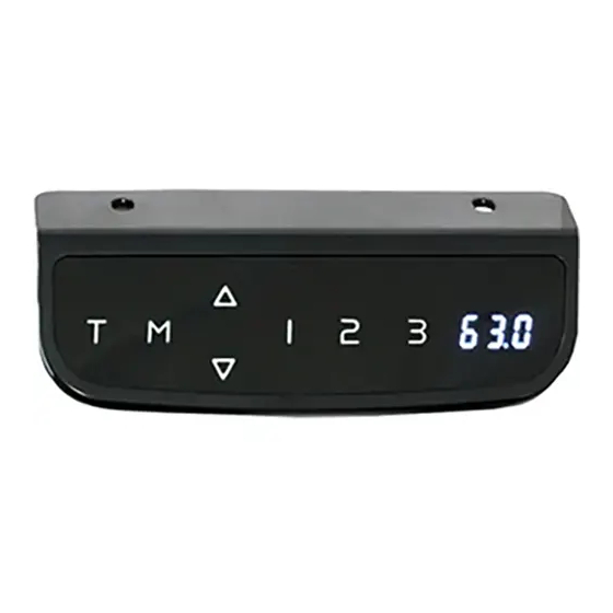 Vivo DESK-V133E Controller Instruction Manual