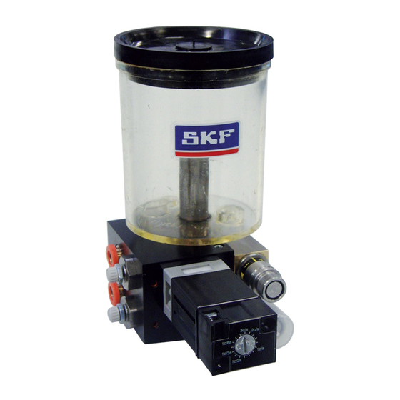 SKF VectoLub VE1B Installation And Commissioning Manual