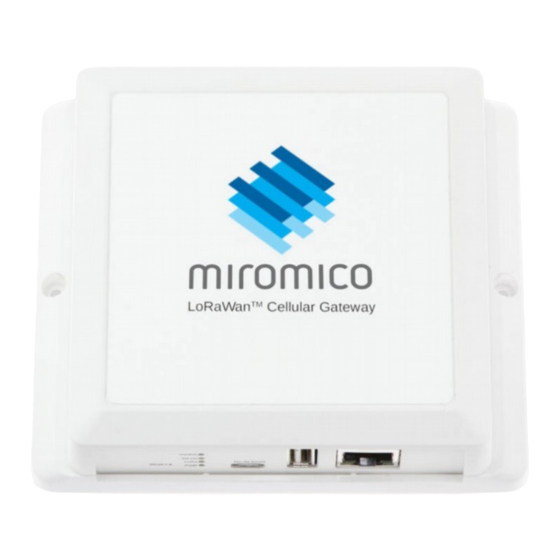 Miromico FMLR PicoCell Quick Start Manual
