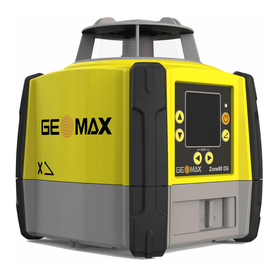 GeoMax Zone80 DG Quick Manual