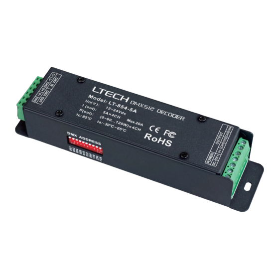 Ltech LT-854-5A Quick Start Manual