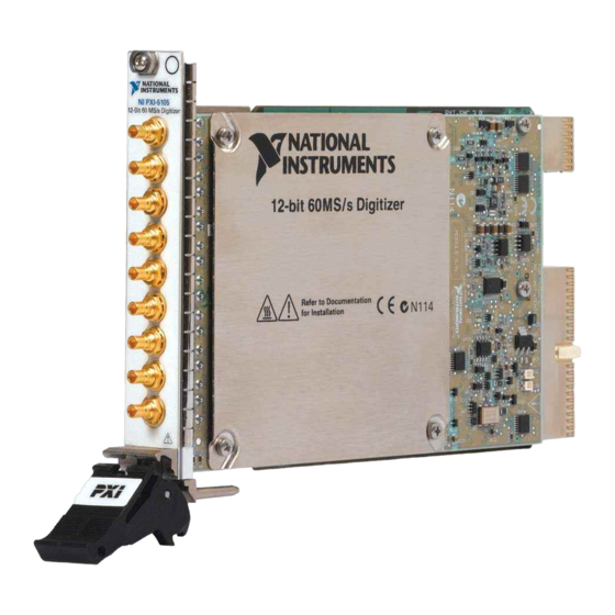 National Instruments NI PXIe-5105 Manuals