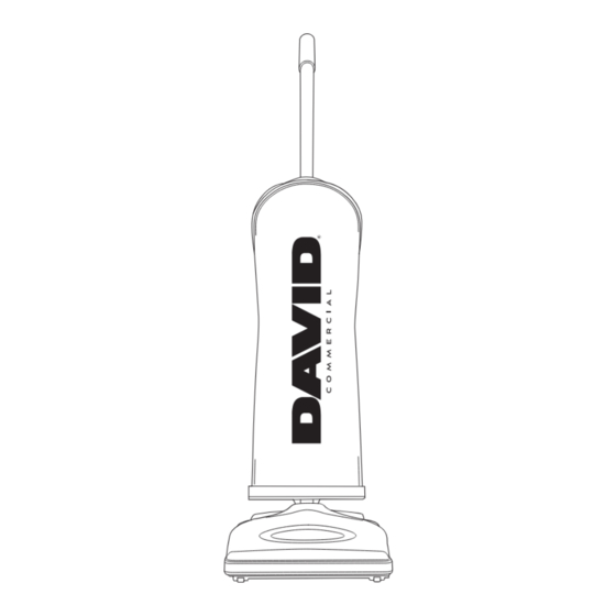 DAVID F3300C.DV2 Upright Vacuum Manuals