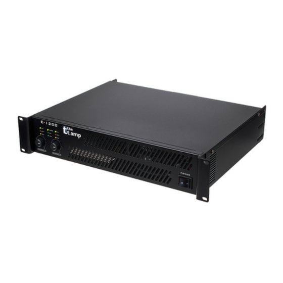 thomann the t.amp E-400 User Manual
