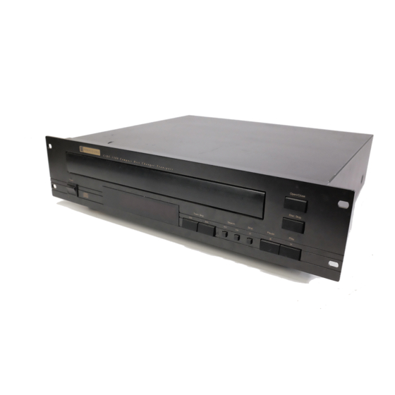 Parasound C/DC-1500 Owner's Manual