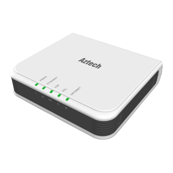 Aztech ADSL2/2+ Modem Manuals