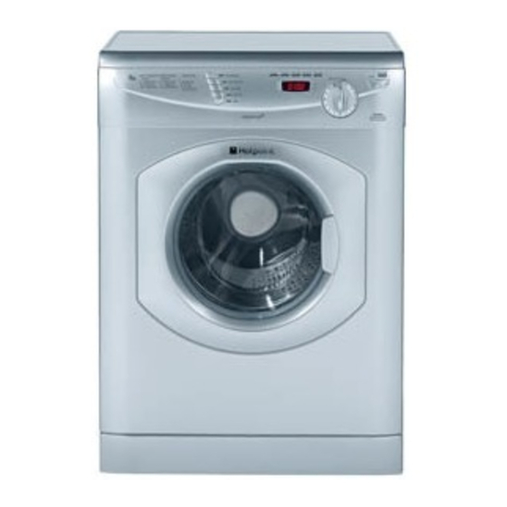 Hotpoint Aquarius+ VTD60 Instructions For Installation And Use Manual
