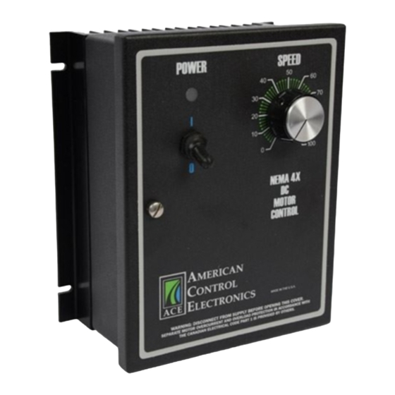 American Control Electronics LGC440 Manual