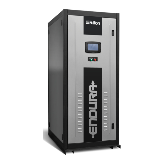 FULTON Endura EDR-750 Installation And Operation Manual