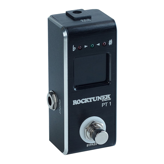 Warwick Rocktuner PT 1 User Manual