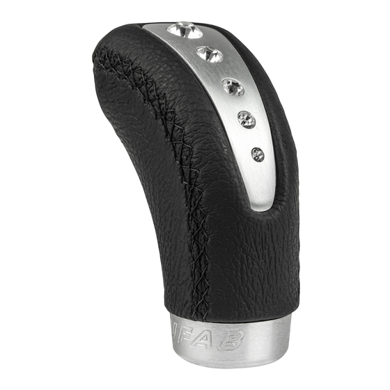 EUFAB 17438 Gear Stick Knob Manuals