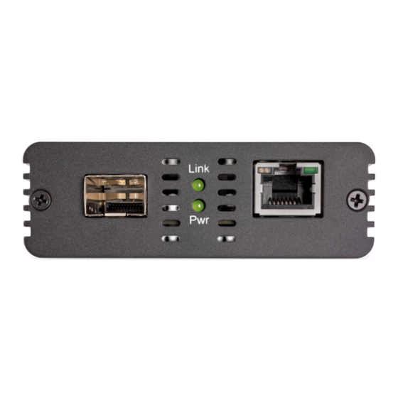 StarTech.com 8STMCM10GSFP Quick Start Manual