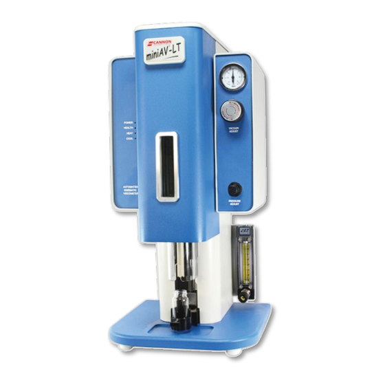 Cannon miniAV-LT Quick Start Manual