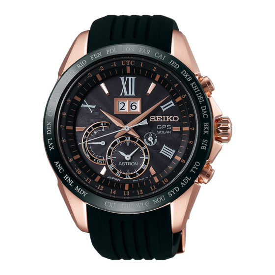 Seiko SSE153J1 Complete User Manual