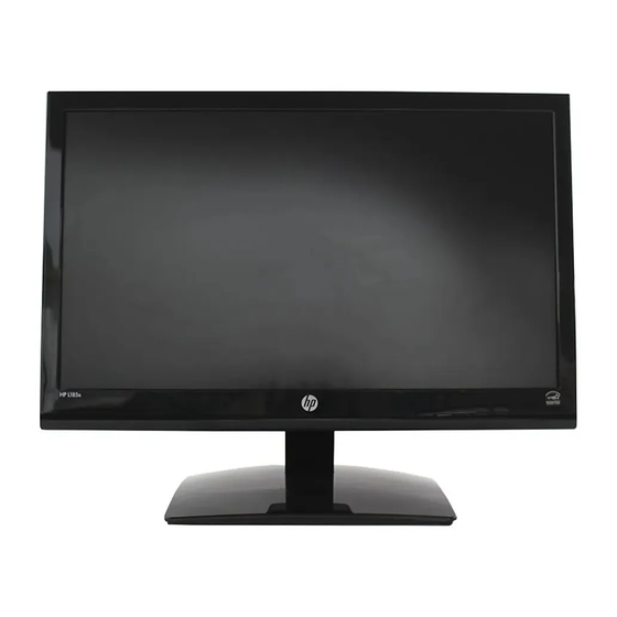 HP L185x Backlit LCD Monitor Manuals