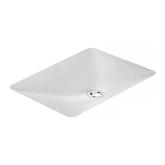 Villeroy & Boch Evana Loop & Friends 61630001 Installation Instructions Manual