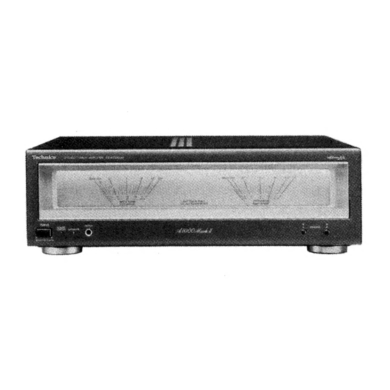 Technics SE-A1000M2 Service Manual