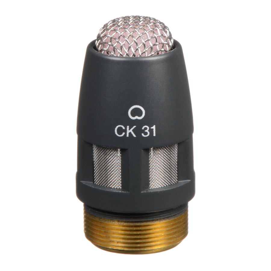 AKG CK 31 Specifications