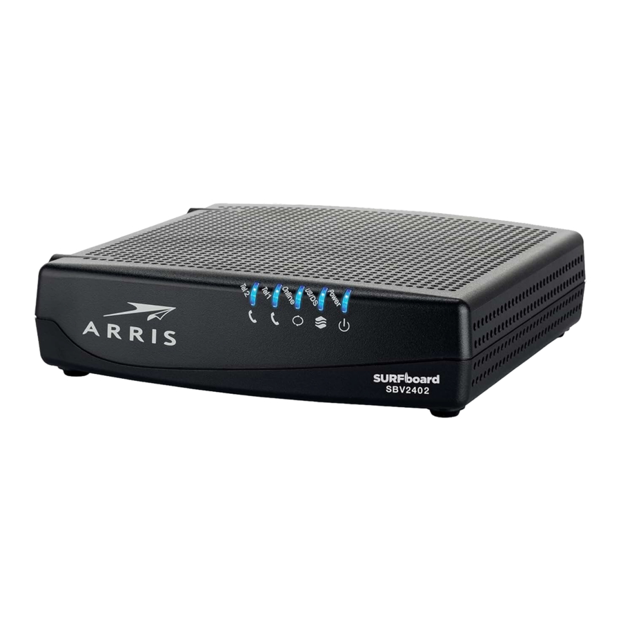 Arris SURFboard SBV2402 Manual