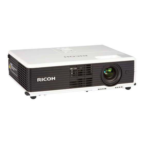 Ricoh IPSiO PJ X3240N Owner's Manual