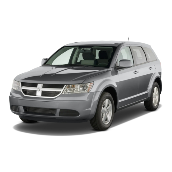 dodge journey 2010 owner's manual canada