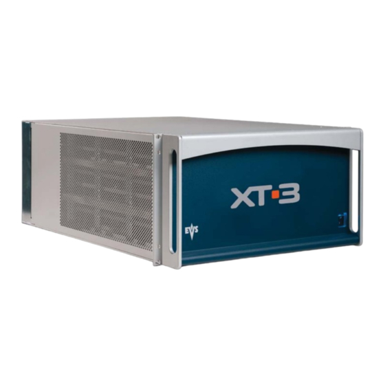 EVS XT-3 Technical Reference Hardware Manual