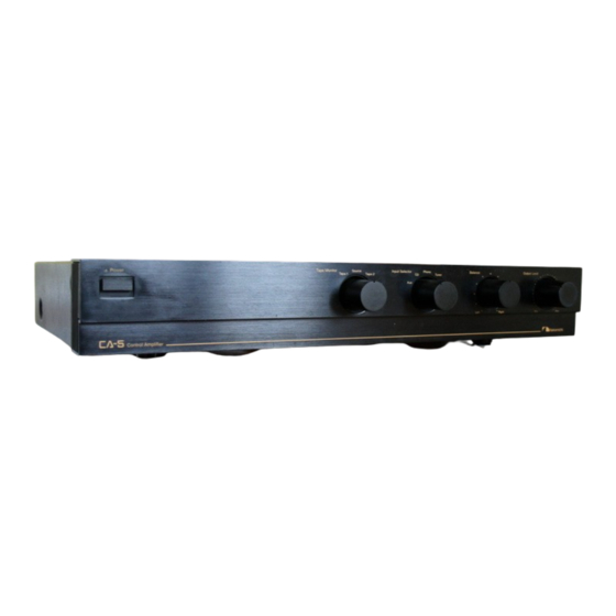 Nakamichi CA-5 Owner's Manual