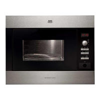 Aeg MCD2660E Operating Instructions Manual