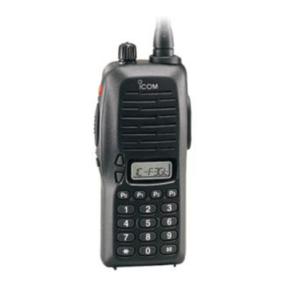 ICOM IC-F4GS INSTRUCTION MANUAL Pdf Download | ManualsLib