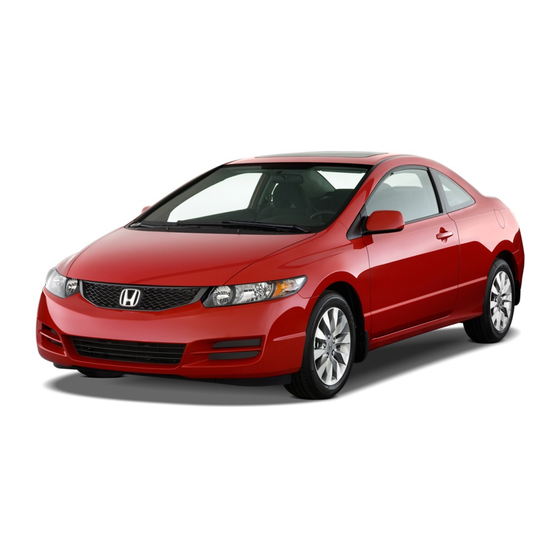 HONDA 2011 CIVIC COUPE OWNER'S MANUAL Pdf Download | ManualsLib