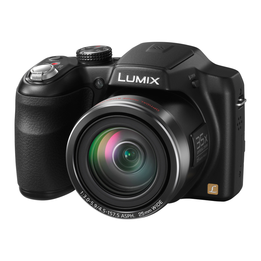 PANASONIC LUMIX DMC-LZ30 OWNER'S MANUAL Pdf Download | ManualsLib