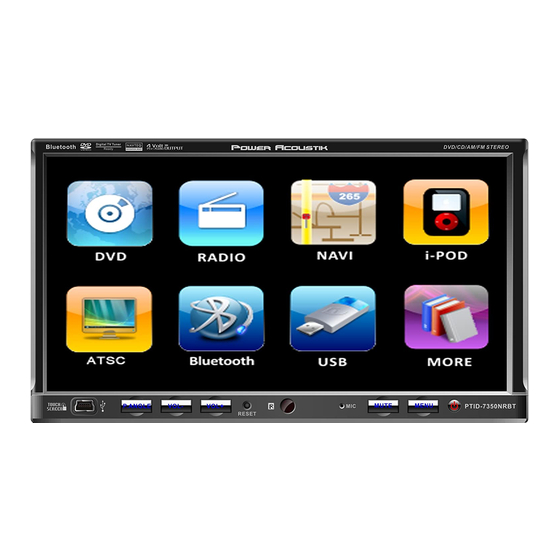 POWER ACOUSTIK PTID7350NBT OPERATING MANUAL Pdf Download ManualsLib