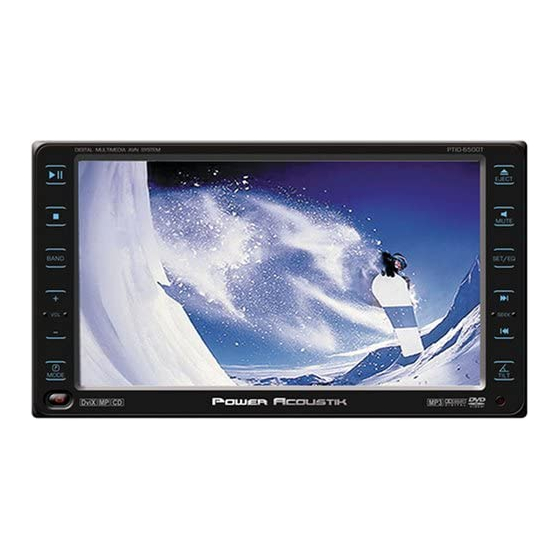 POWER ACOUSTIK PTID6500 INSTRUCTION MANUAL Pdf Download ManualsLib